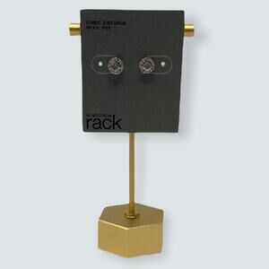 Nordstrom Rack Cubic Zirconia Halo Stud Earrings